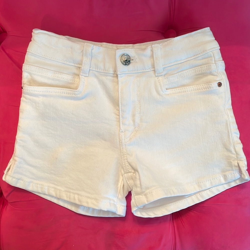 Zara Girls White Denim Shorts NWOT
